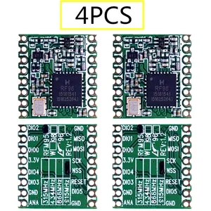 4 шт. RFM95 RFM95W 868 МГц 915 МГц RFM95-868MHz LoRaTM беспроводной трансивер SX1276