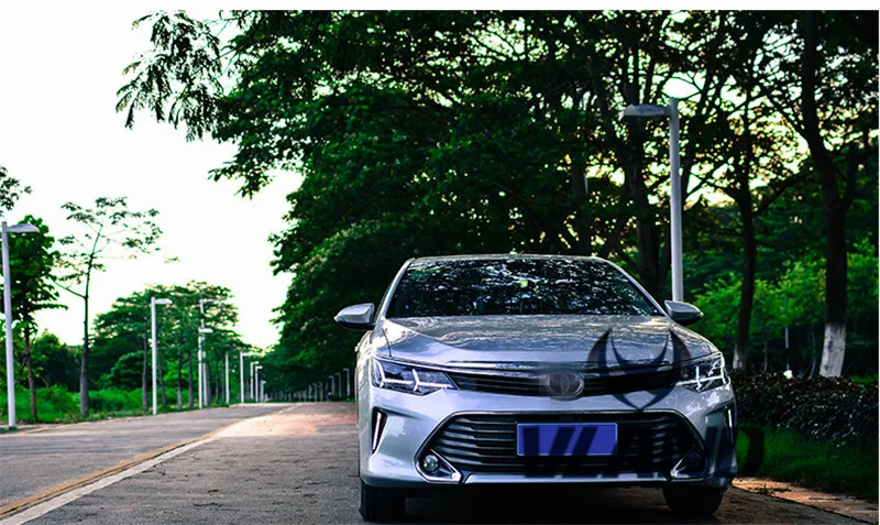 

VLAND Factory for Car head lamp for camry LED Headlight 2015 2016 Head light with H7 Xenon lamp and Day light plug and play
