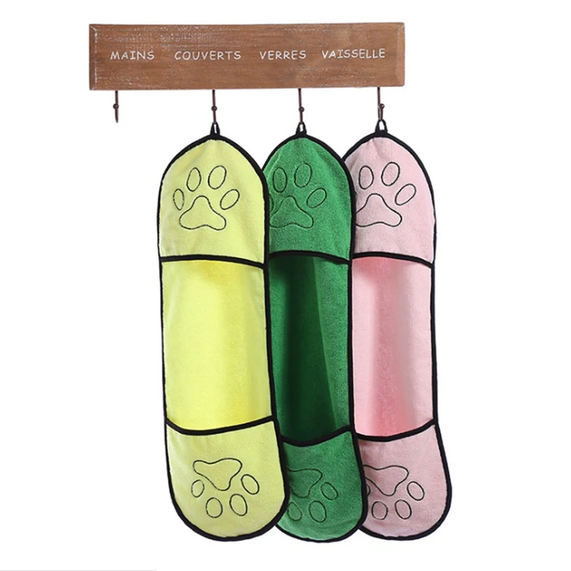 Ванная для собак Полотенце ультра Впитывающее микрофибра супер впитывающее