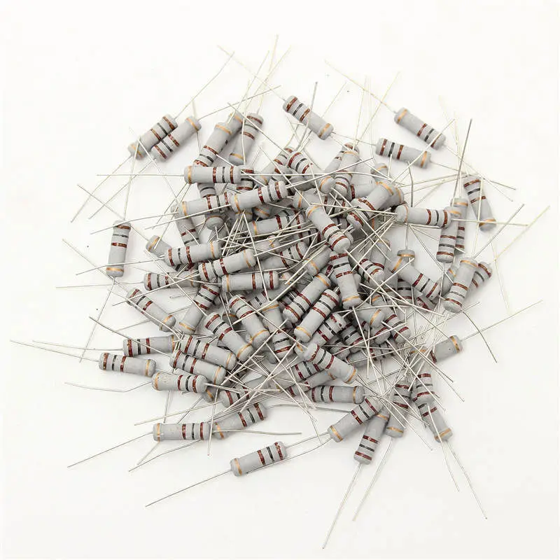 2017 _ 100 шт. 2 Вт 5% Ом 100R Алюминиевые Электролитические Конденсаторы набор