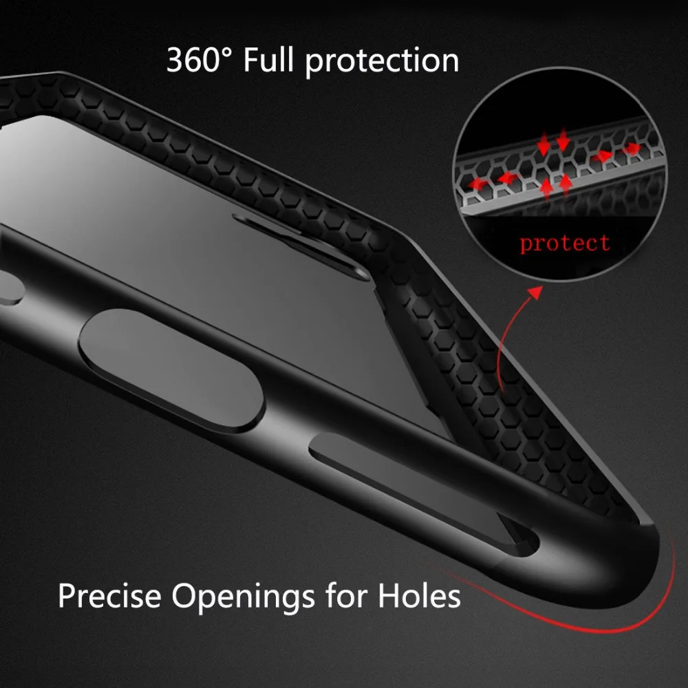 The Case For Xiaomi MI 8 SE Tempered Glass Silicone Soft Edge Shock Proof for |
