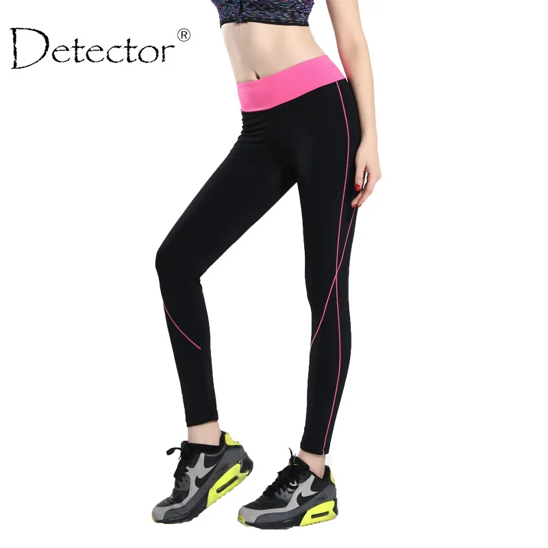Женские спортивные Леггинсы с высокой талией Тонкие для йоги бега фитнеса
