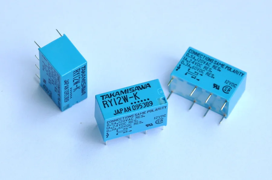 (4 шт./лот) TAKAMISAWA RY12W K 12V DPDT реле сигнала для аудио|relay 12v|relay takamisawarelay dpdt 12v |