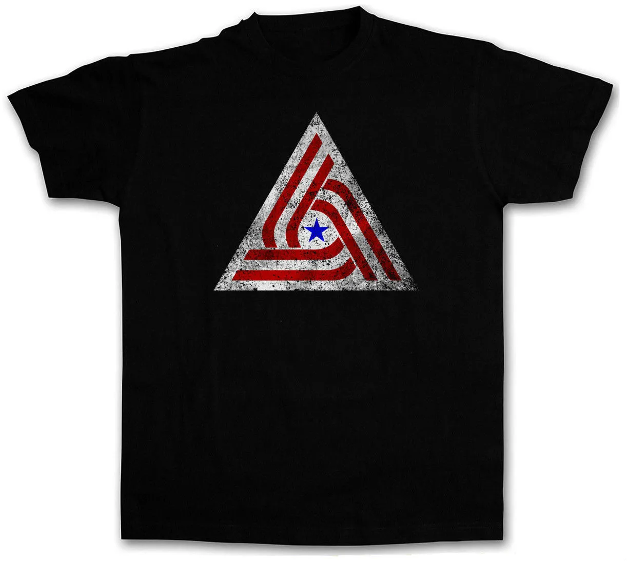 Крутая Дизайнерская футболка с изображением трехлетнего флага Хлопковая