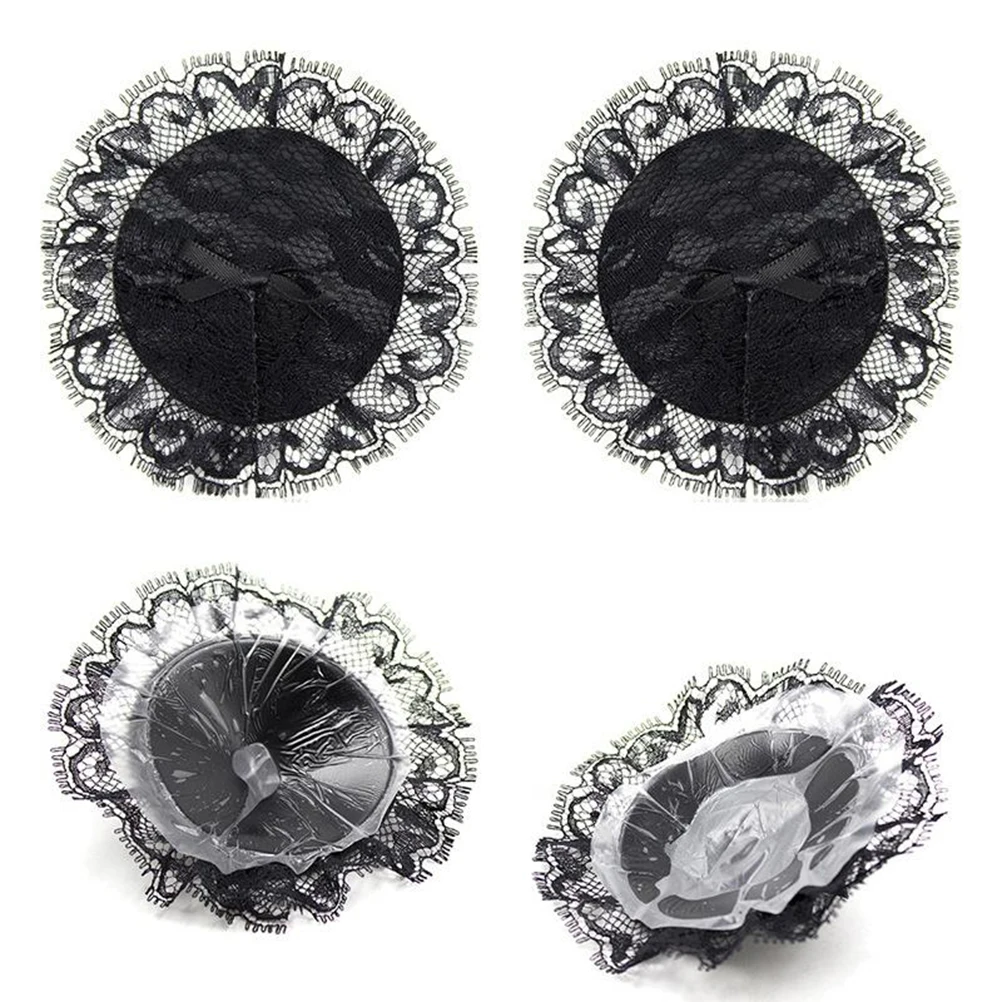 2 шт женские сексуальные звезды формы Стикини кружева и силиконовые пасти груди