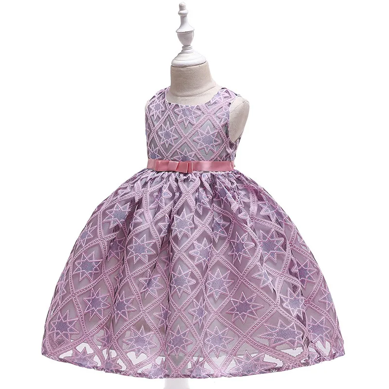 Elegante vestido de princesa para nignas y nignos vestidos de boda para nignas vestido de fiesta para nignas 3 4 5 6 7 8 9 10 de 12 - Цвет: As Picture