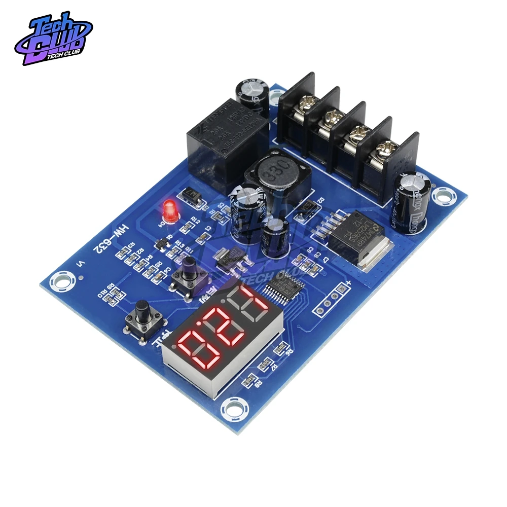 XH-M603 12-24V Charging Control Module Digital LED Display Storage Lithium Battery Charger Switch Protection Board | Инструменты
