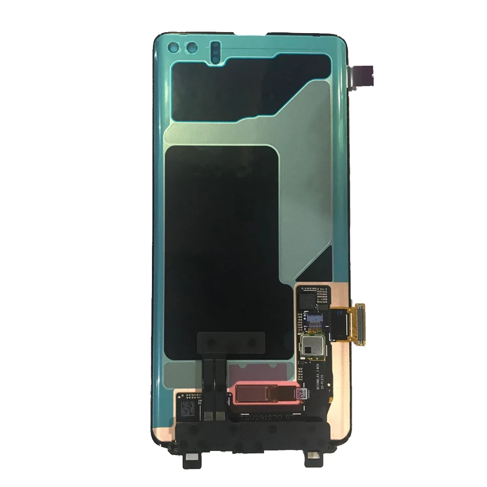 Оригинальный сменный ЖК дисплей S10 Plus с рамкой для SAMSUNG G973 G973F + G975 G975F сенсорный