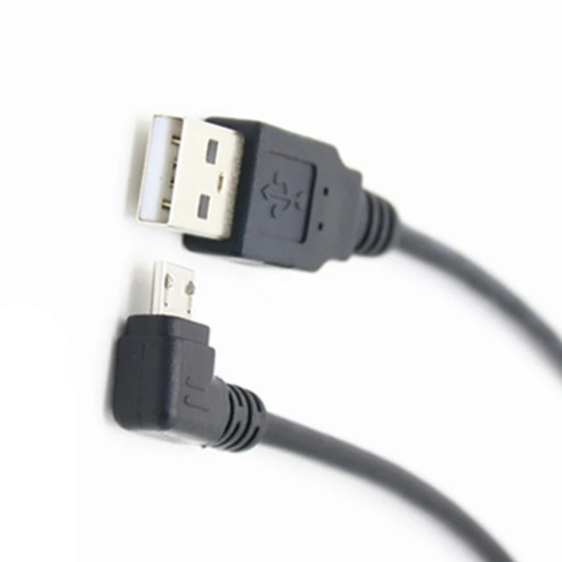Новинка хит продаж 0 25-1 5 M USB 2 AM-Micro правый изгиб для зарядки телефона Pin Кабели