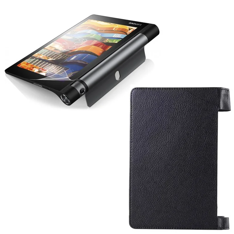1x Защита для экрана роскошный чехол книжка личи кожаный защитный Lenovo Yoga Tablet 3 850F YT3