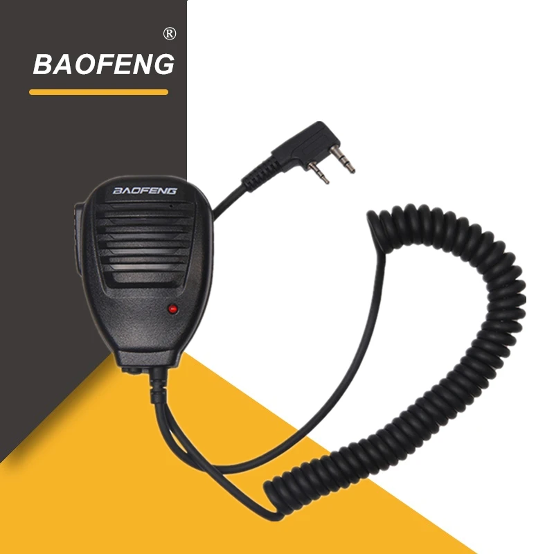 Baofeng, рация, 50 км, микрофон, динамик для Baofeng, UV-5R, BF-888S, Midland, аксессуары для радиосвязи