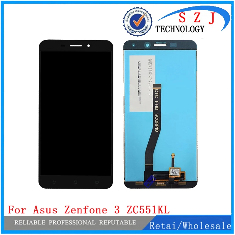 Новый ЖК-дисплей 5 дюйма + дигитайзер сенсорной панели для Asus Zenfone 3 Laser ZC551KL