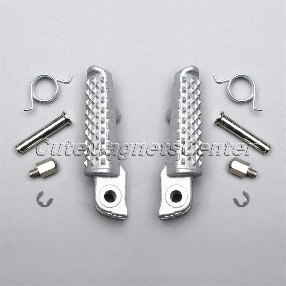 Передняя подставка для ног мотоцикла алюминиевые хромированные мотоциклетные