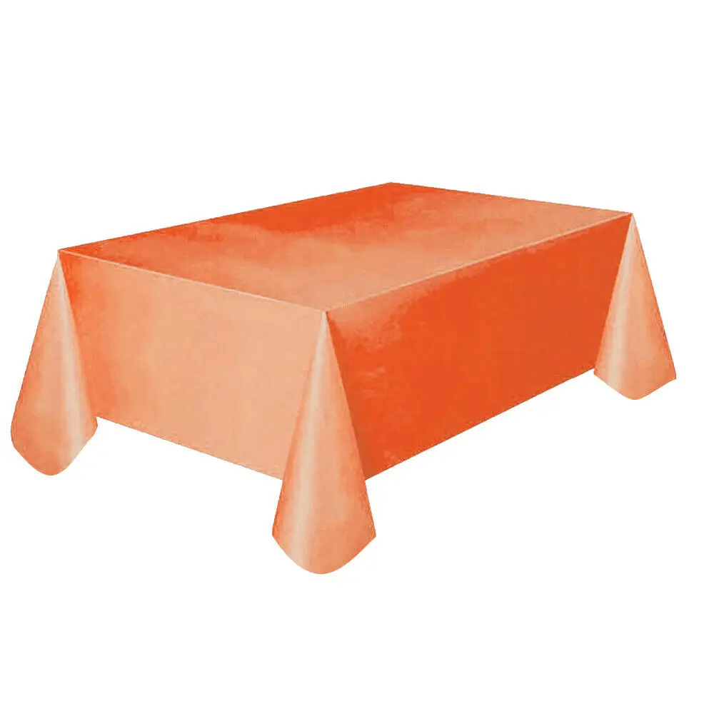 Orange Faroot большие пластиковые прямоугольные скатерти, скатерти, вечерние скатерти - Color: Orange
