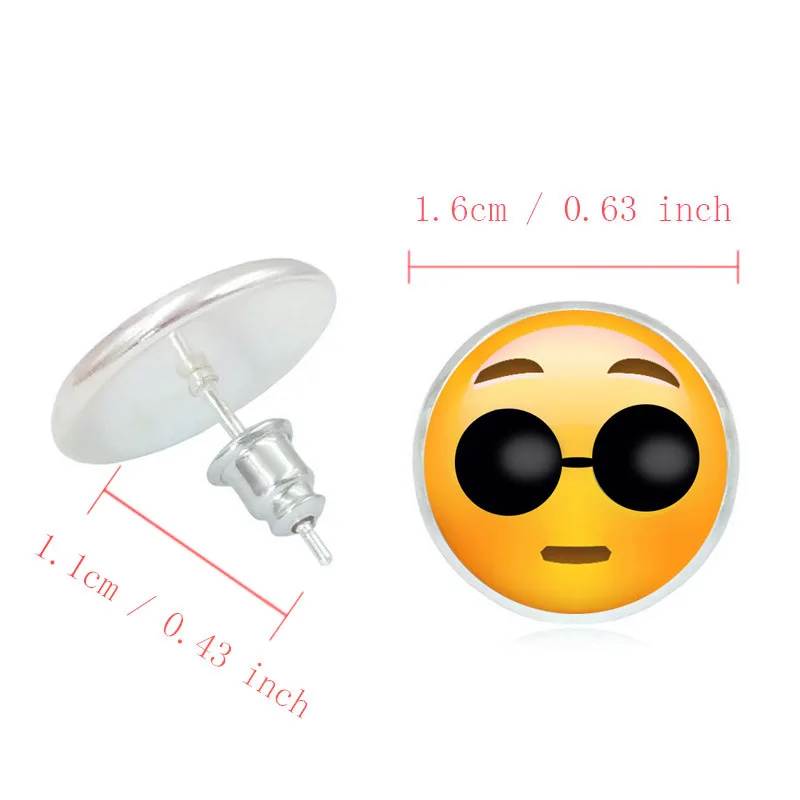 Макси заявление сплава emoji колье Цепочки и ожерелья Серьги браслет воротник