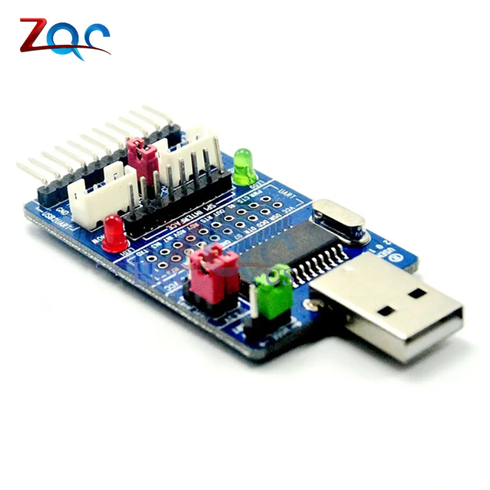 Все в 1 CH341A USB SPI I2C IIC UART TTL ISP последовательный адаптер модуль EPP/MEM конвертер для