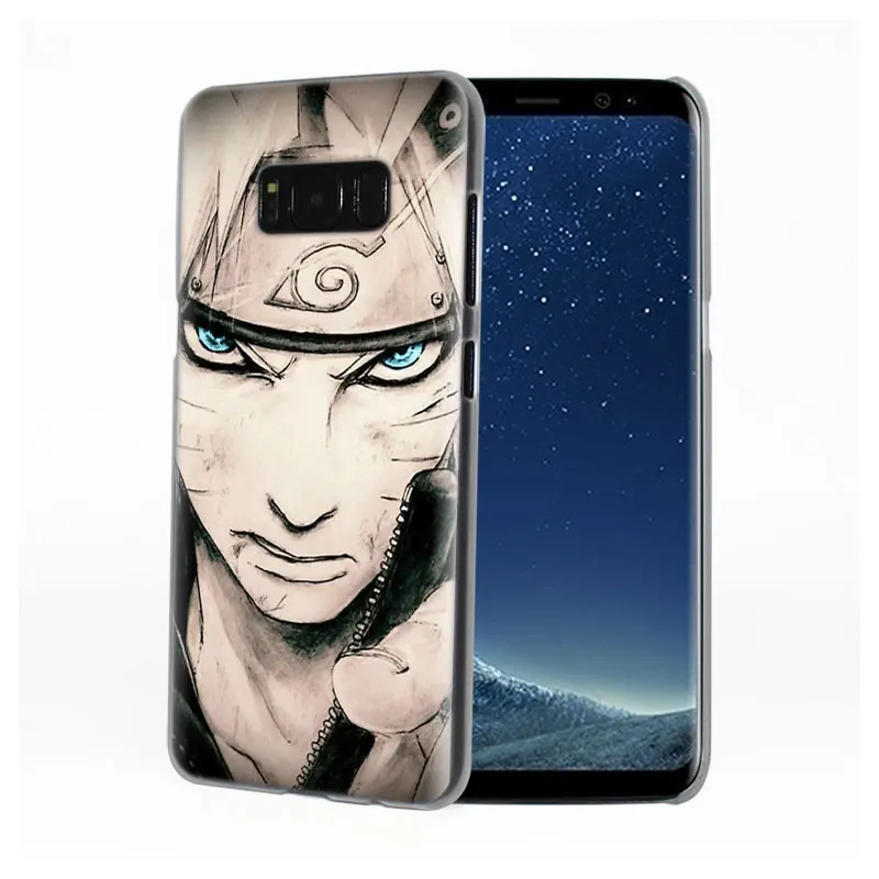 Аниме «Наруто» как у героя мультфильма Саскэ телефон чехол s для samsung Galaxy S8 S9 S10 плюс S10e M10 M20 M30 A10 A30 A50 Жесткий PC задняя крышка чехол