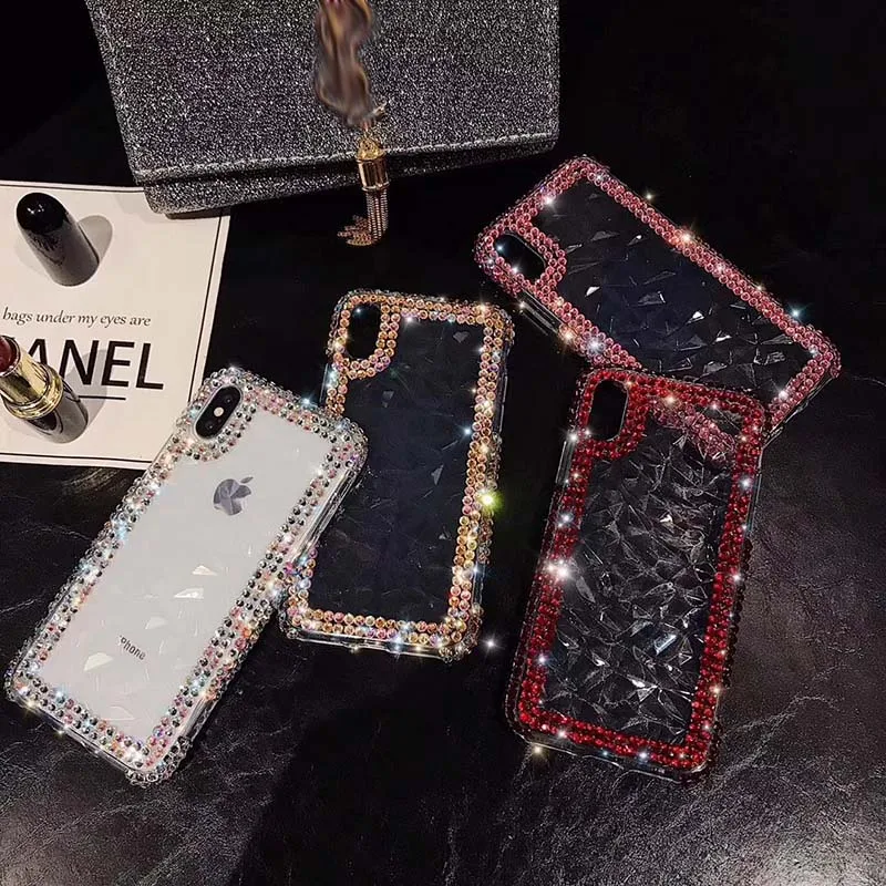 Силиконовый блестящий чехол с кристаллами для Samsung Galaxy S10 Plus S10E со стразами M10 M20 M30