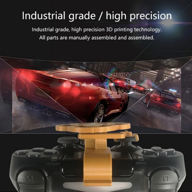 Игровое гоночное колесо с 3D принтом мини-руль для контроллера PlayStation 4 PS4 |