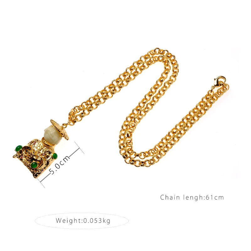 Бутик Amorita веселая Длинная цепочка золотого цвета ожерелье|colorful necklace|long chainchain gold |