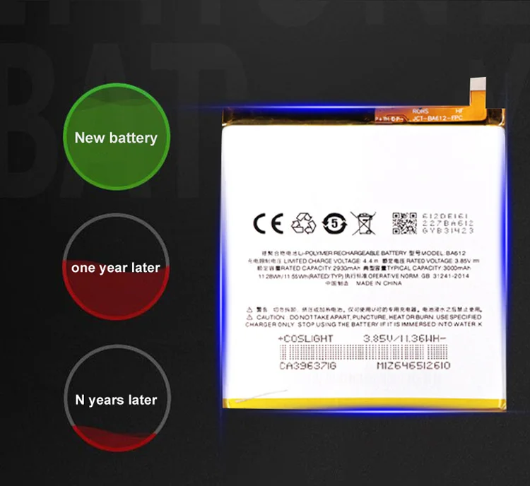 Meizu BT40 BT41 BT51 BT42C батарея для Mei zu MX4 MX5 MX6 Pro M2 Note PRO M575M сменная батарея для телефона