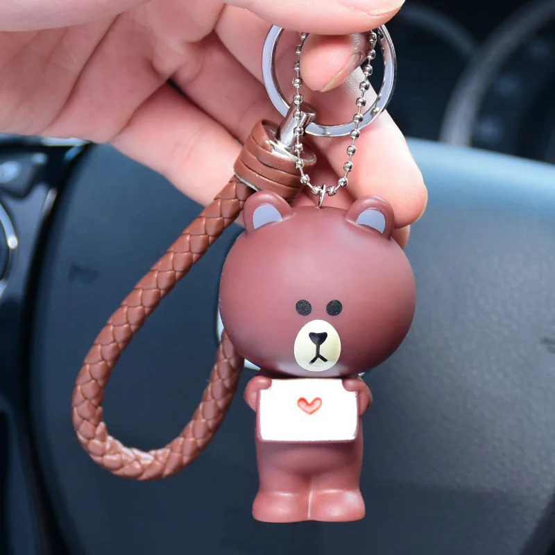 Мультфильм медведь Rilakkuma коричневый Банни Кони животных брелок в стиле Kiki