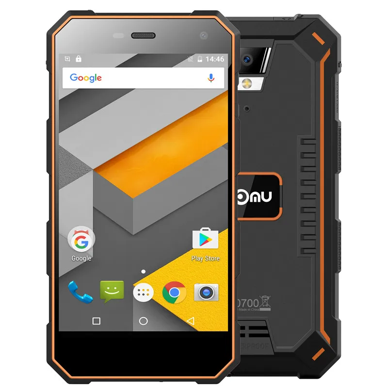 Ному S10 IP68 Водонепроницаемый 5 0 дюймов Android 6 смартфон 5000 мАч 720*1280 MTK6737T 4 ядра 2 ГБ