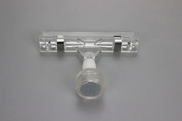 Популярный пластиковый рекламный магнитный держатель для этикеток полки и знака