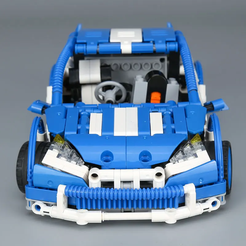 20053B DHL 20053& 20053B натуральная техническая серия хэтчбек Тип R Набор MOC-6604 строительные блоки кирпичи развивающие детские Машинки Игрушки - Цвет: 20053B