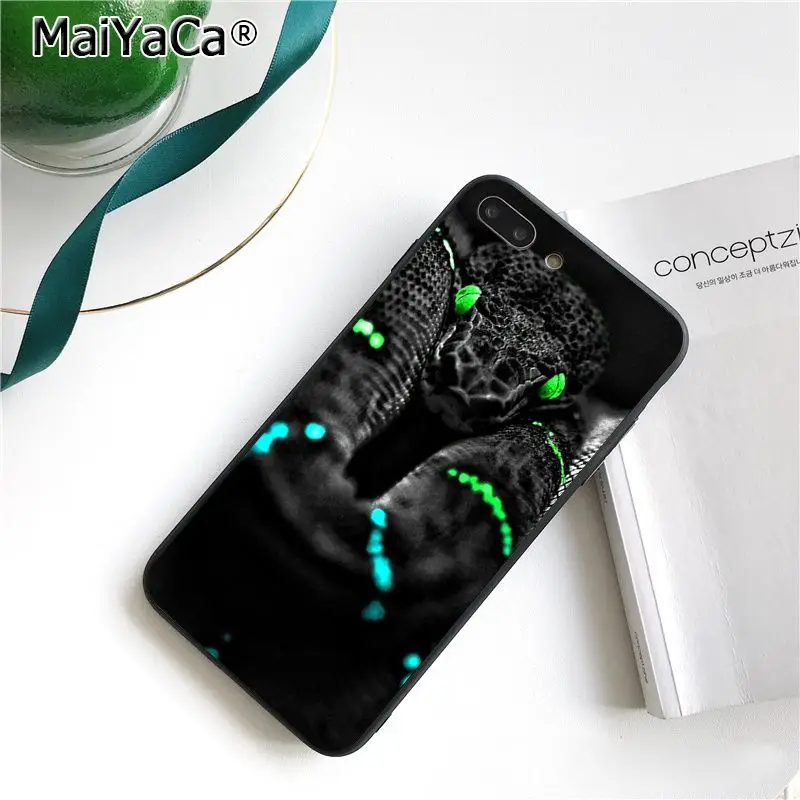 MaiYaCa ручная змея Цветок Змея Живопись чехол для телефона для iphone 11 Pro 11Pro Max 6S 6plus 7 7plus 8 8Plus X Xs MAX 5 5S XR