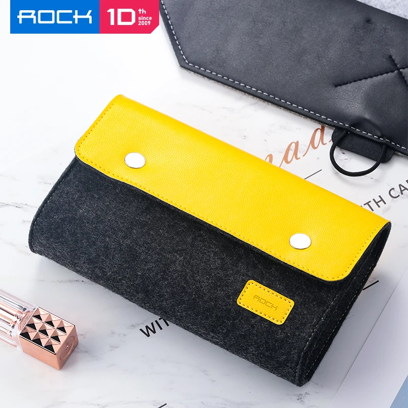 Универсальный шерстяной фетровый кошелек ROCK для iPhone XS Max XR 7 8 Plus чехол телефона