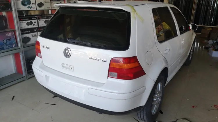 Спойлер для Volkswagen Golf 4 Sport 2005 2006 ABS Материал заднее крыло автомобиля праймер цвет