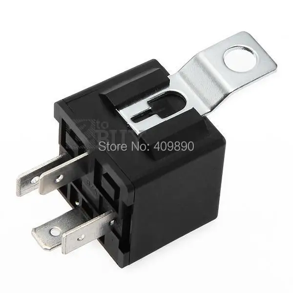 Автомобильный DC 12 V 40A AMP 4 контактное реле|pin relays|4 pin relay12v relay |