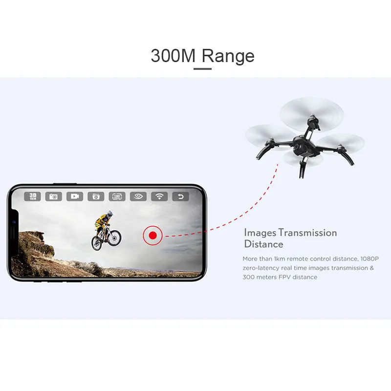 MJX Bugs 5 W 1080 P 5G Wifi FPV камера Дрон с GPS RC вертолет высота удержания селфи