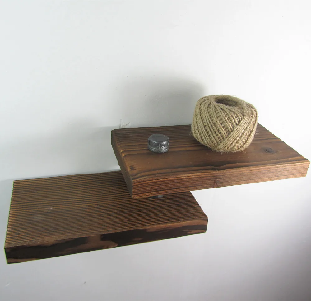 Деревянная настенная полка стеллаж для ресторана бара кафе магазина|wall mounted