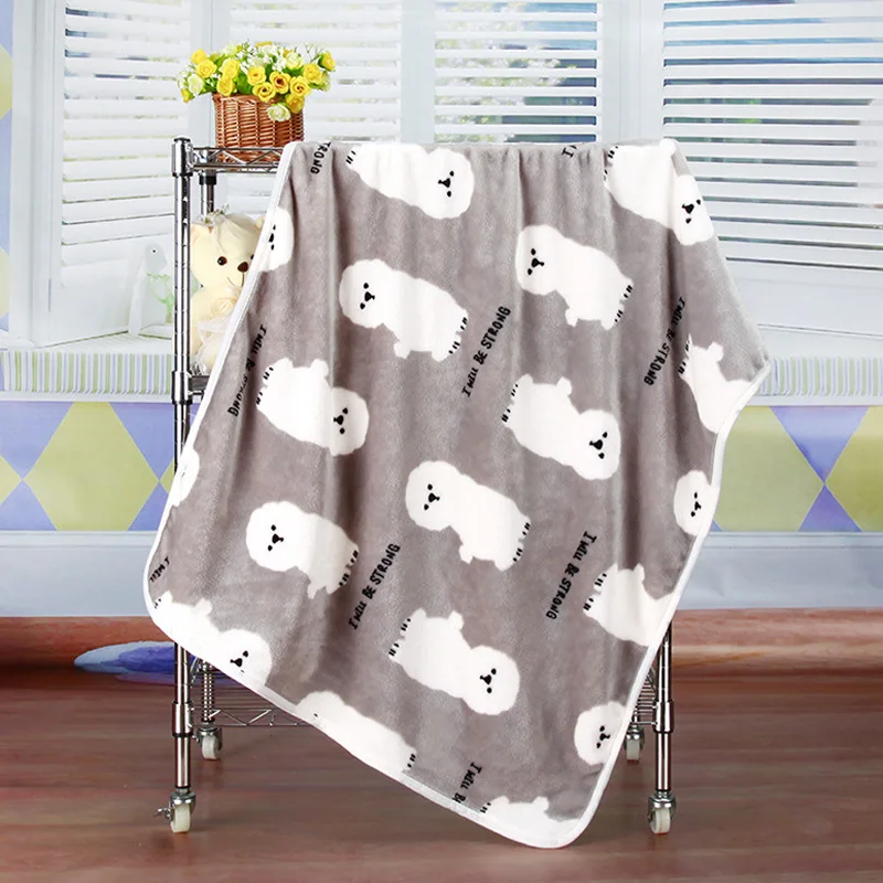 New 2019 Baby Blankets Newborn Cartoon Soft Comfortable Blanket Coral Fleece Bebe Swaddle Wrap Bedding Set 75*100cm Nap blanket | Мать и