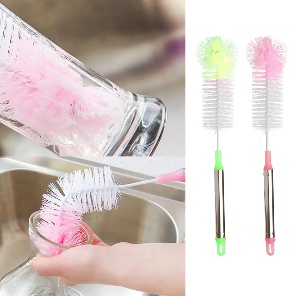 1 шт Детские щетки для бутылочек соска чашка губка щетка очистки 360 градусов