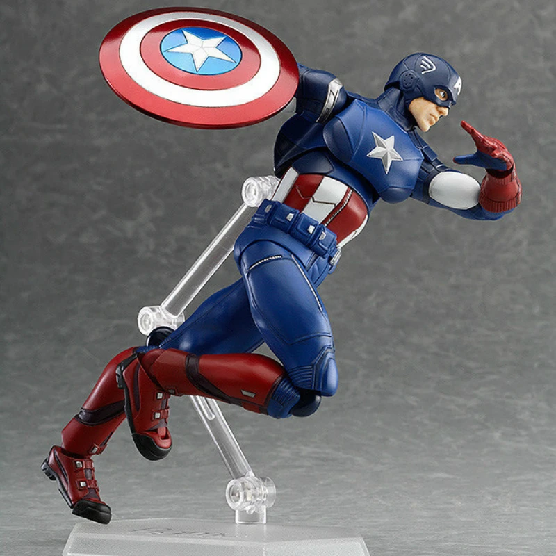 Figma 216 с коробкой Мстители 3 супер герой Капитан Америка Тор Фигурки ПВХ