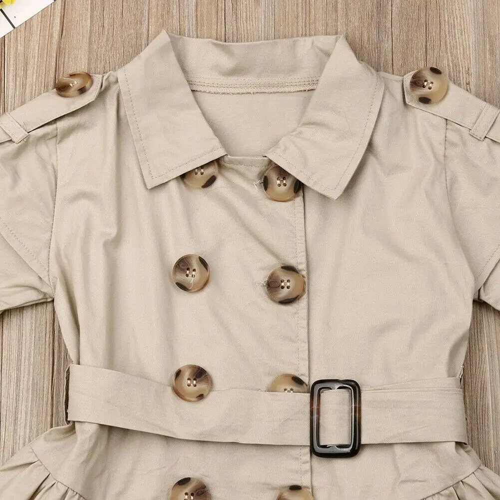 Детская летняя одежда двубортное пальто с короткими рукавами для маленьких