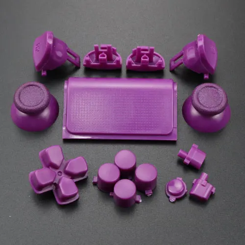 Purple Button ChengHaoRan для sony PS4 Pro 4,0 контроллер JDS-040 JDM-040 крышка Передняя Задняя жесткая верхняя оболочка чехол с кнопка ABXY набор - Цвет: Purple Button