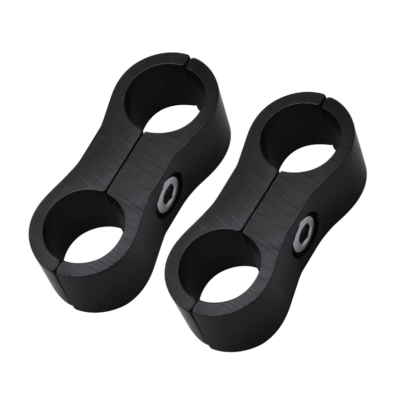Шланговый зажим из плетеной резины 2 шт. AN4 6 8 10|aluminum anodized|hose kitaluminum separator |