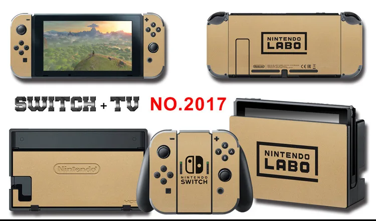 Для nintendo Switch Pain sticker консоль Dock Joy Con полное покрытие цветной бумажной кожи Закаленное стекло протектор экрана от 2000-2305