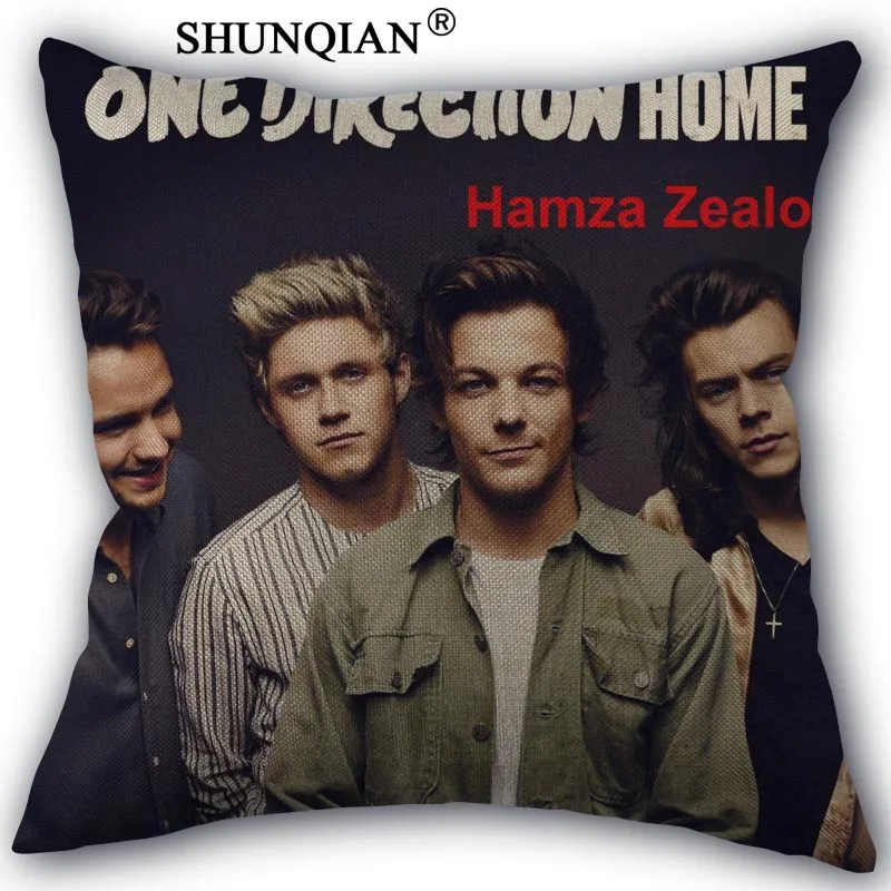 14 Изготовленная на заказ накидка для подушки, One Direction домашний текстиль площадь размером 45*45 см декоративное хлопковое белье, не выцветает и не наволочка Рождественский подарок - Цвет: 14
