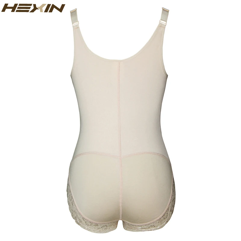 HEXIN женское Кружевное боди для похудения нижнее белье с регулировкой живота