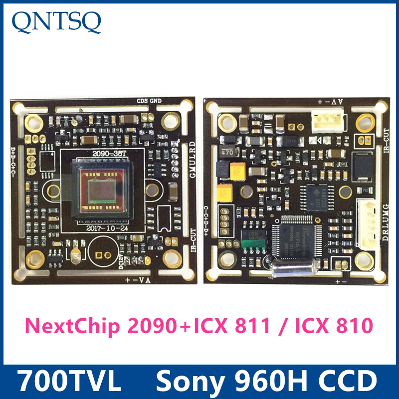 Модуль камеры видеонаблюдения NVP2090 Sony CCD ICX 811/873 ICX810 Плата датчика изображения 700