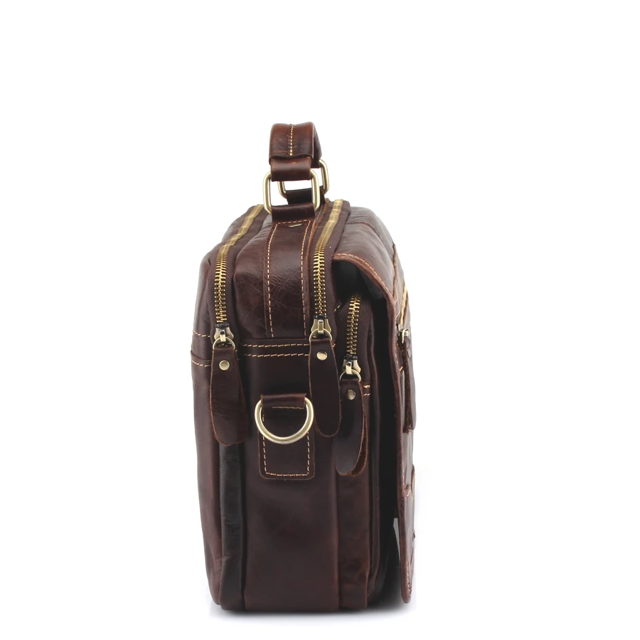 Zznick 2018 натуральная кожа Для мужчин сумка сумочка Винтаж коровьей Crossbody Бизнес