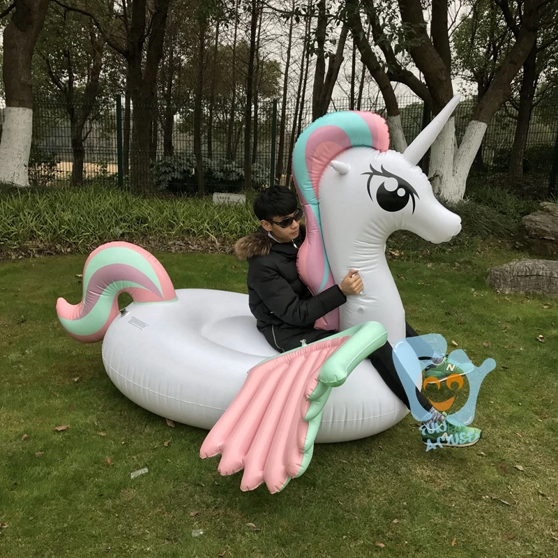 Бассейн поплавок гигантский надувной пони Единорог Pegasus Floaties надувные водные игрушки надувной матрас Boia Piscina