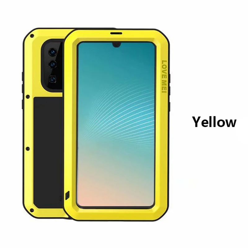 Три анти-мобильного телефона чехол для Huawei P30Lite P30Pro P30 металлический силиконовый