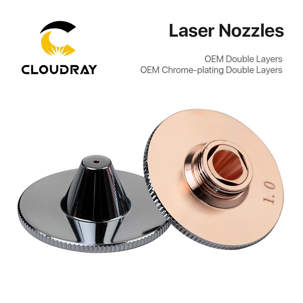 Cloudray Precitec выпуклые лазерные насадки однослойные хромированные двухслойные s Калибр 0,8-4,0 D28 H11 H15 M11 для режущей головки