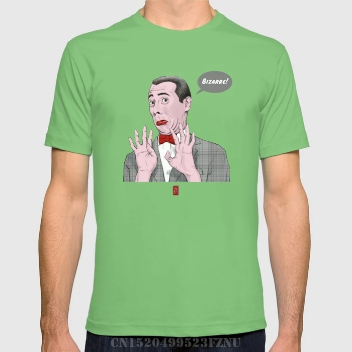 Летняя скидка мужские футболки Pee Wee Herman #1 Короткие хлопковые Homme Костюмы | Мужская